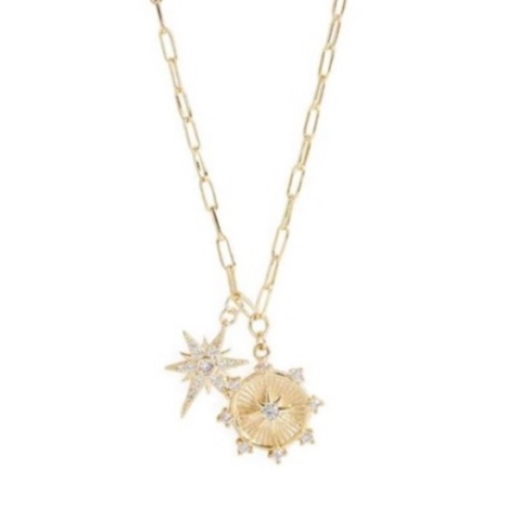 Jennifer Miller Starburst Charm Necklace